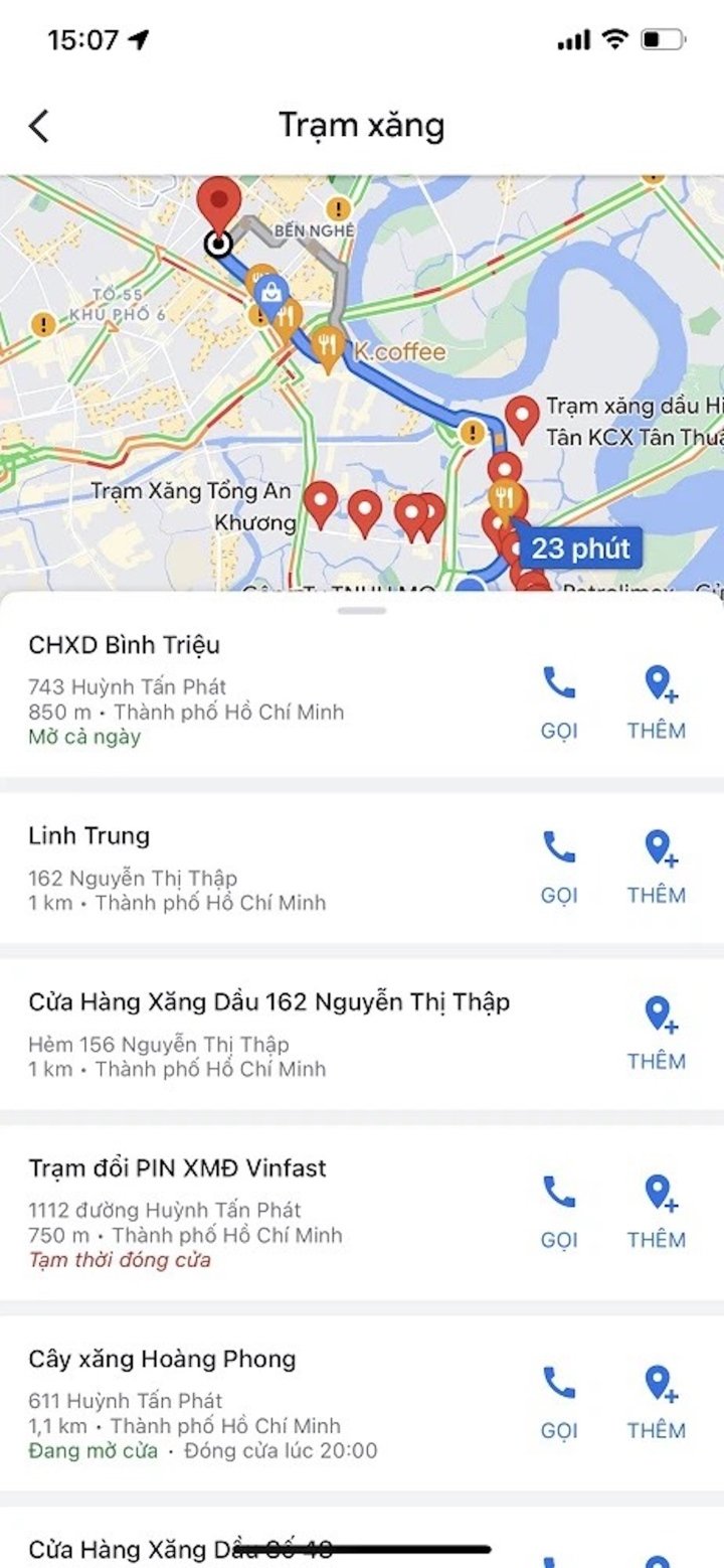 3 cách tìm cây xăng gần nhất bằng Google Maps trên điện thoại tiện lợi nhất - 5