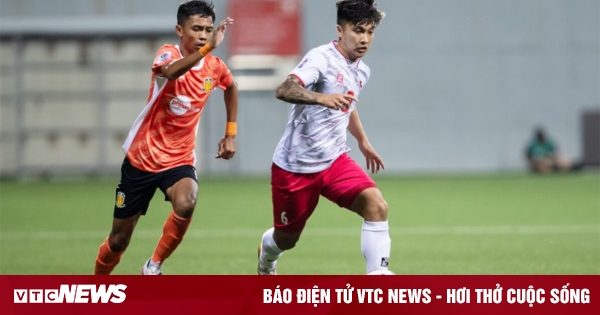 Tras recibir un gol en el tiempo añadido, el Hai Phong FC perdió ante el equipo de Singapur.