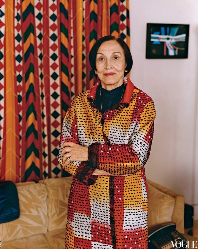 Portrait of Françoise Gilot, 91, taken during an interview in 2012. Photo: Vogue