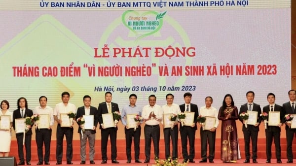 Hanoi launches the peak month "For the poor and social security" in 2023, so that no one is left behind