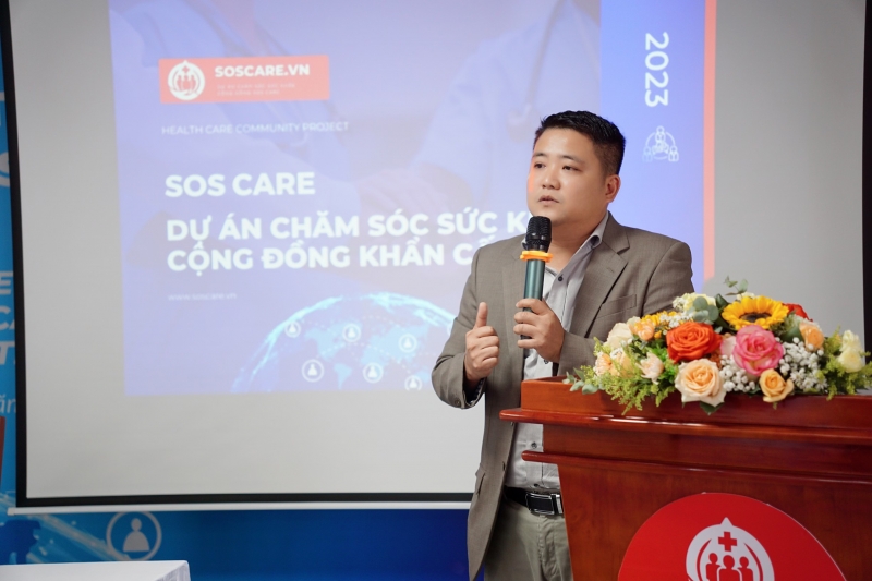 Ông Nguyễn Tuấn Khởi, Sáng lập Mạng xã hội chăm sóc sức khỏe cộng đồng Doctors Care, Giám Đốc điều hành Dự án SOSCare chia sẻ về dự án này.