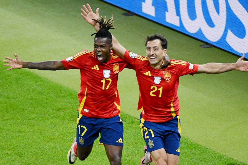 Video of Spain 2-1 England goal - EURO 2024 Final