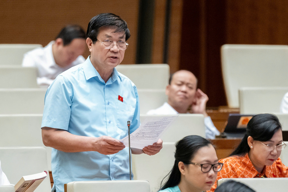 Delegado Do Ngoc Thinh (Delegación de la Asamblea Nacional de la provincia de Khanh Hoa) - Foto: Quochoi.vn