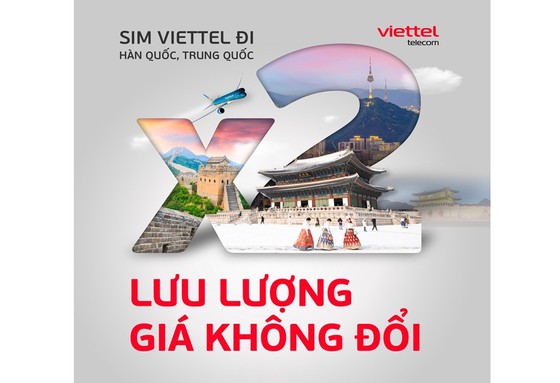 Viettel double ses données lors de voyages en Corée et en Chine au même prix