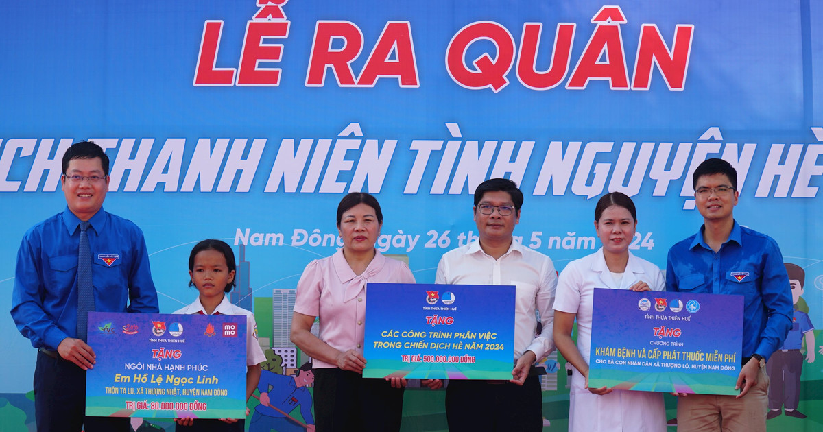 Nhiều việc làm ý nghĩa tại Chiến dịch Thanh niên tình nguyện hè năm 2024