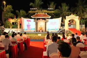 Célébration du 50e anniversaire de l'inauguration du siège du gouvernement révolutionnaire provisoire de la République du Sud-Vietnam à Quang Tri