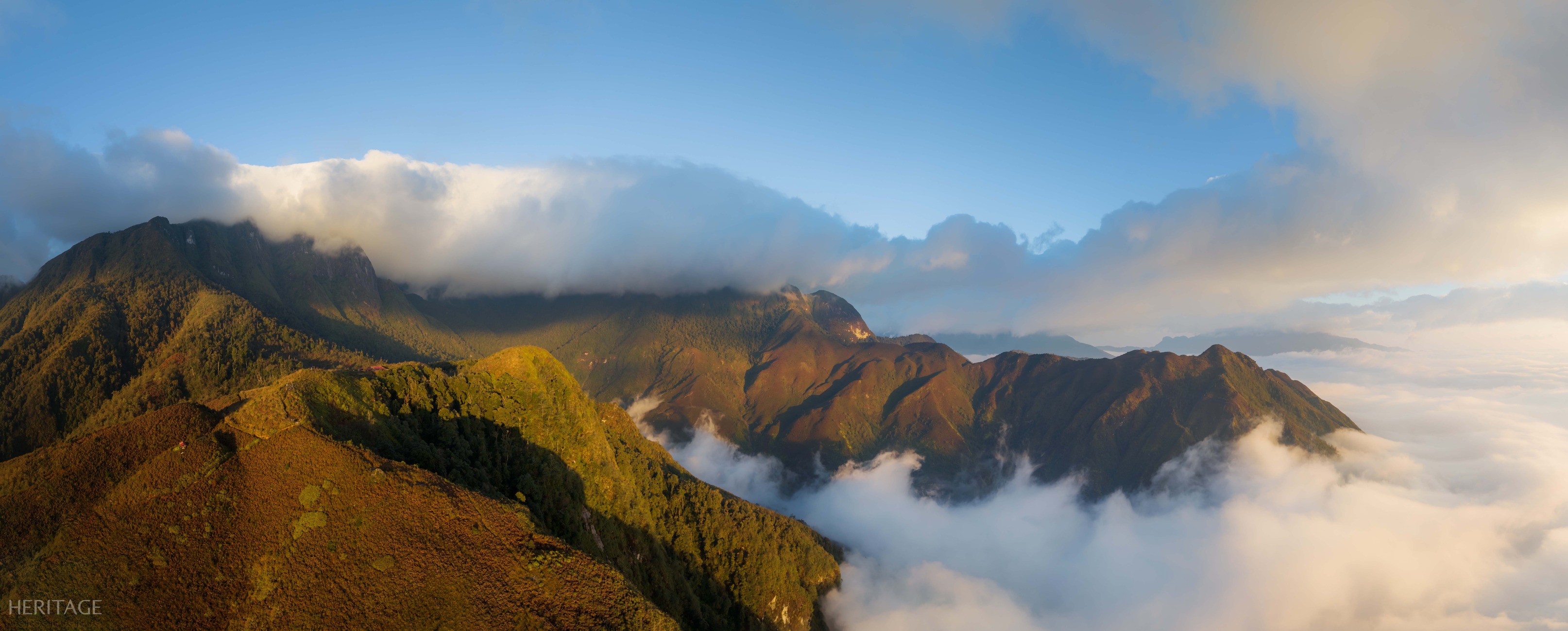 Weißes Wolkenparadies