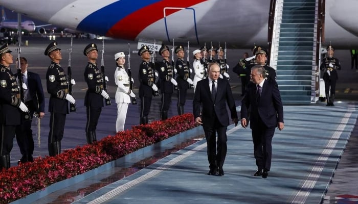 Ông Putin đến Uzbekistan trong chuyến công du thứ ba sau khi tái đắc cử