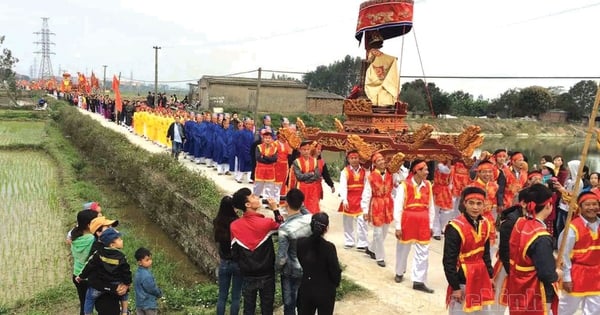 10 villages de la région montagneuse de Thien Thai à Bac Ninh organisent un festival en l'honneur du premier érudit du Vietnam