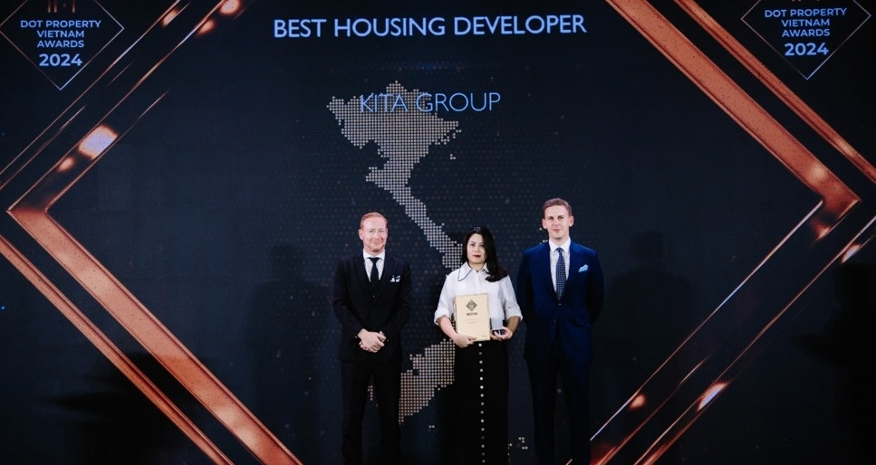 Kita Group honored for the second time at Dot Property Vietnam Awards