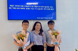 Gia Lai has 2 students entering the selection round for the international Olympic team