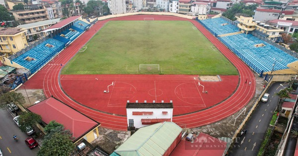 État actuel du stade de Ha Dong et du marché dévasté de Mai Dong avant le jour du déménagement