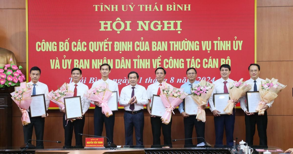 Rotation and appointment of officials in Thai Binh province