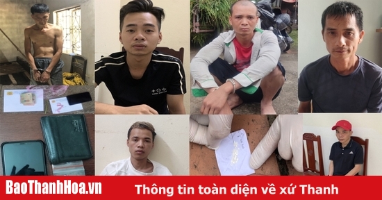 Die Polizei des Bezirks Hoang Hoa hat sechs komplizierte drogenbedingte Orte ausgelöscht