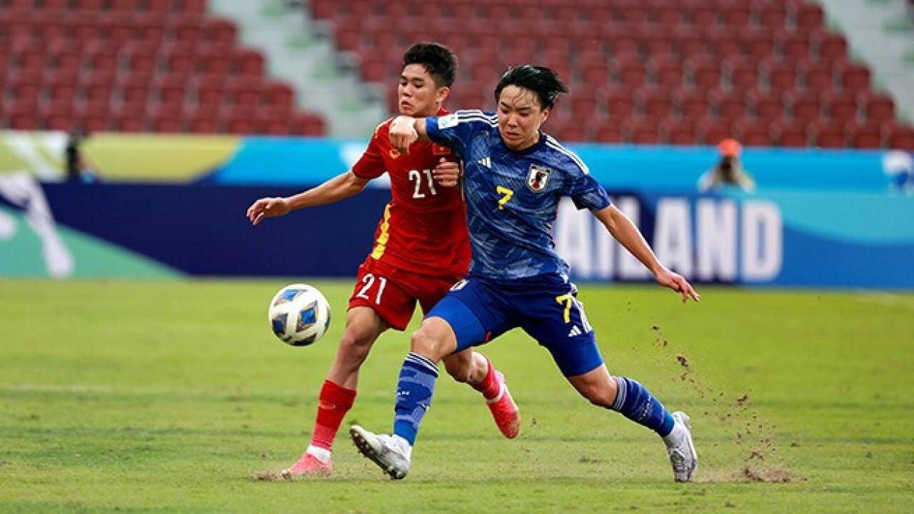 U17 Vietnam vs U17 Japan results: class difference