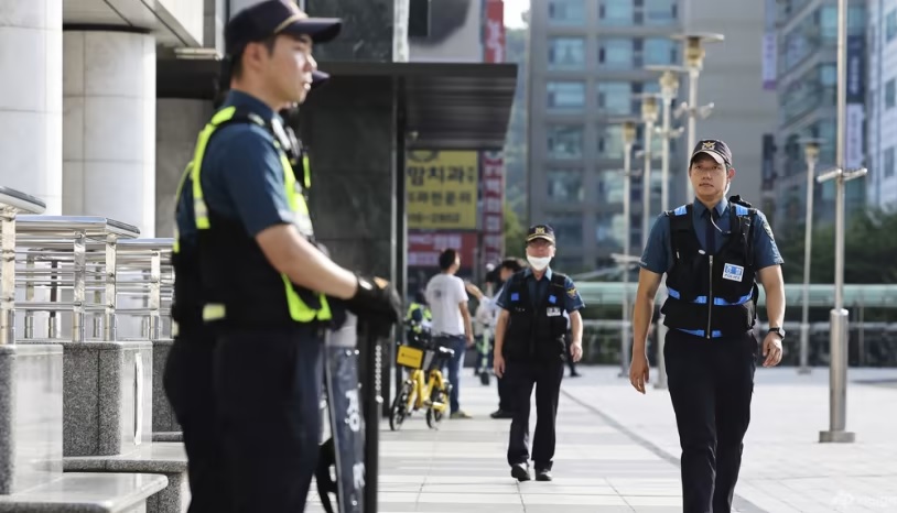 韓国でまた刺傷事件、警察が警備を強化 写真1