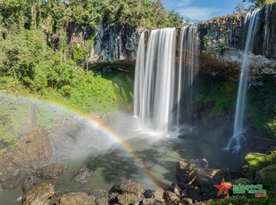 "La primera cascada del Altiplano Central"