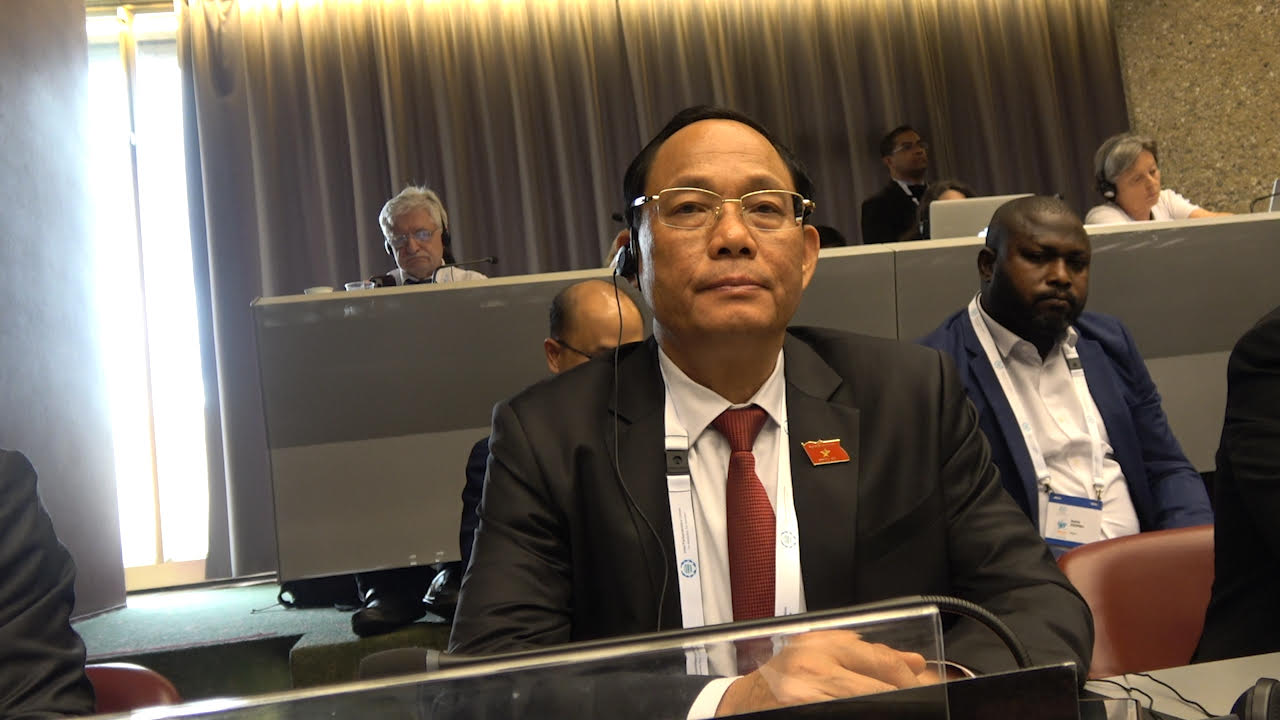 Phó Chủ tịch Quốc hội, Thượng tướng Trần Quang Phương tham dự Phiên khai mạc Đại hội đồng IPU-148 -0