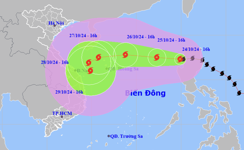 Chủ động điều tàu thuyền về nơi trú ẩn an toàn, ứng phó bão Trami- Ảnh 1.