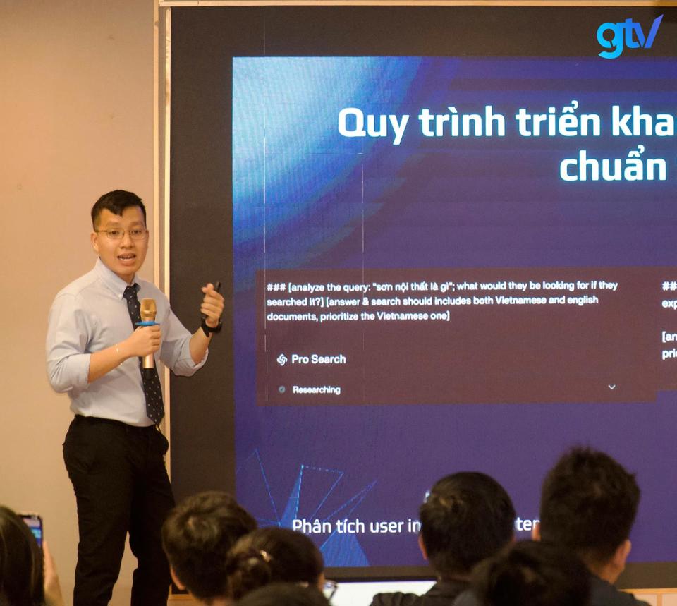 CEO Do Anh Viet (Vincent Do) แนะนำแอปพลิเคชัน AI ที่ GTV SEO