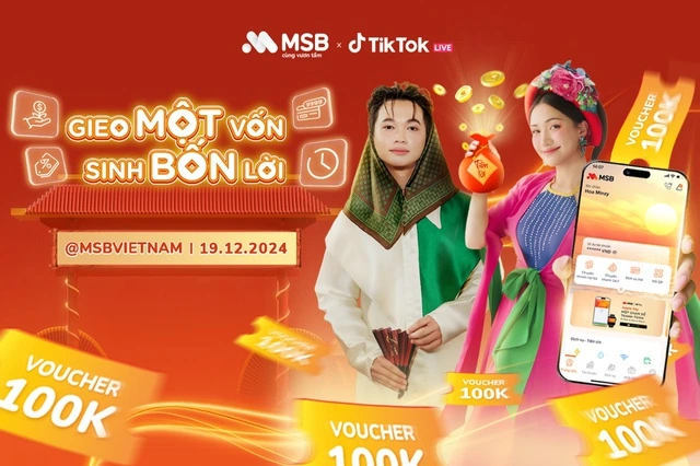 Săn ngàn quà tặng hấp dẫn trên Tiktok livestream của MSB