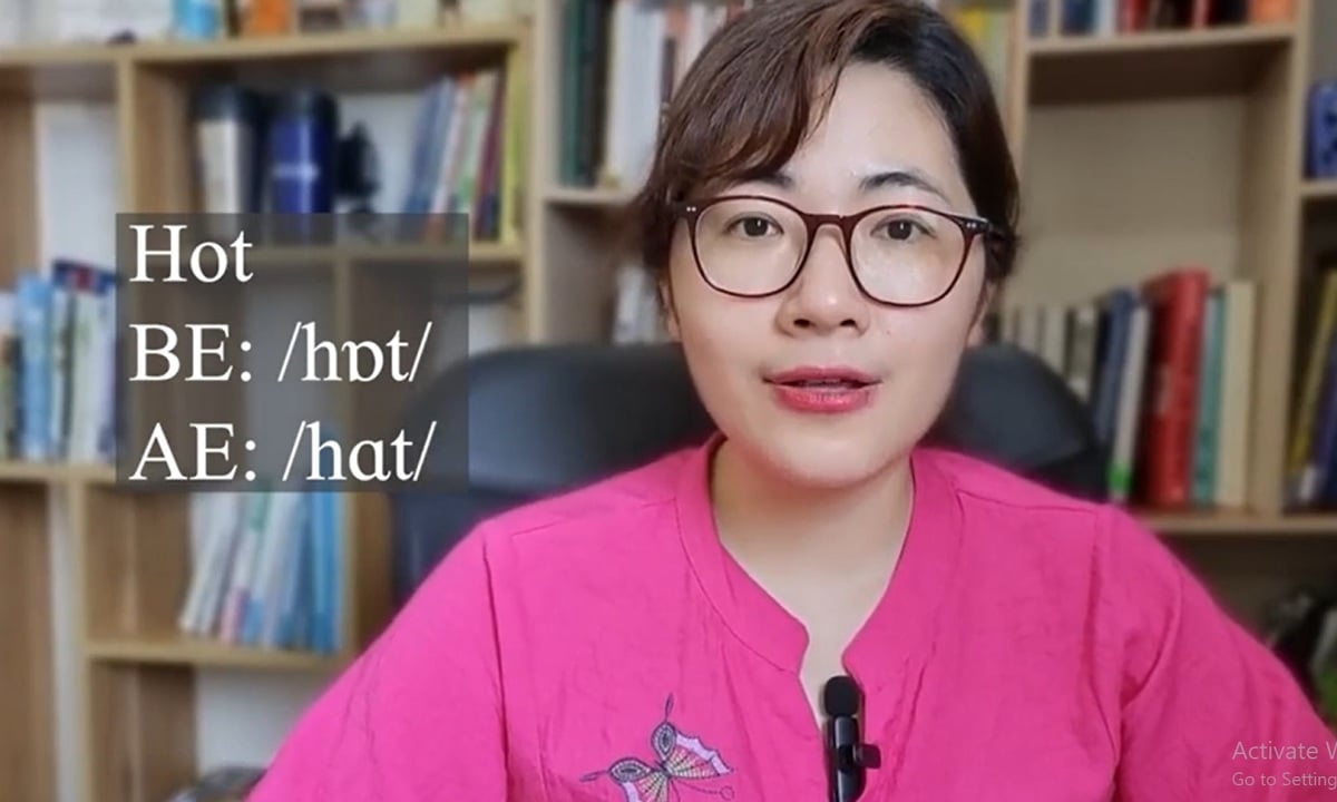 Khác biệt âm /a/ trong tiếng Anh-Mỹ