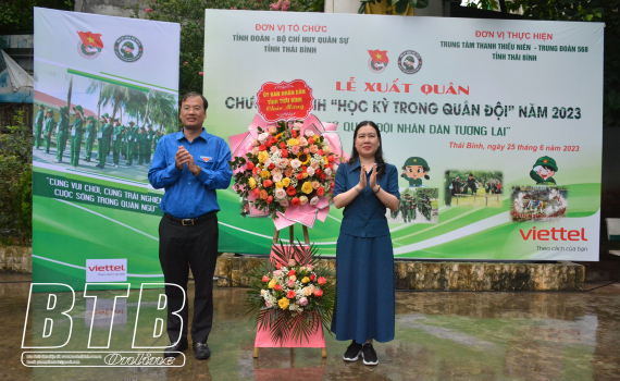 56 “chiến sĩ nhí” tham gia học kỳ trong quân đội