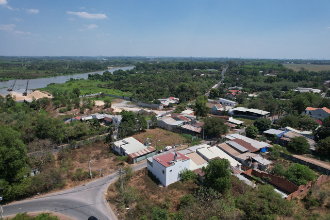 Das Gebiet, durch das die Ringstraße 4 voraussichtlich verlaufen wird, liegt im Bezirk Cu Chi in Ho-Chi-Minh-Stadt. Foto: Quynh Tran