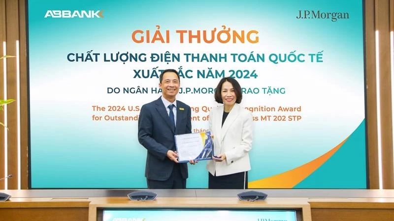 ABBANK được vinh danh ngân hàng có “Chất lượng điện thanh toán quốc tế xuất sắc 2024”