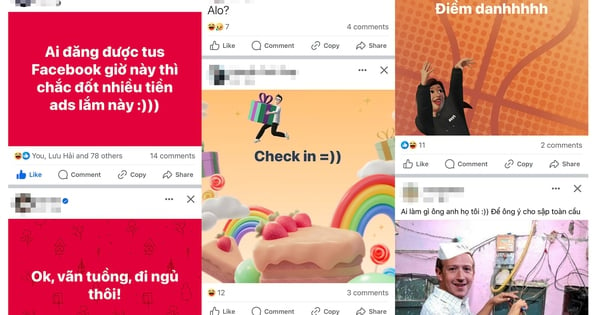 Dân mạng 'hồ hởi' trở lại sau 1 tiếng không vào được Facebook