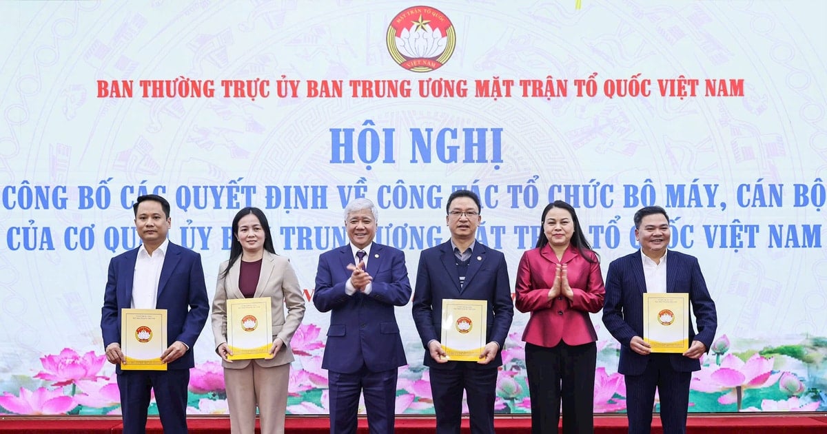 Texte intégral de la Décision sur les fonctions, les tâches et la structure organisationnelle du Comité central du Front de la Patrie du Vietnam