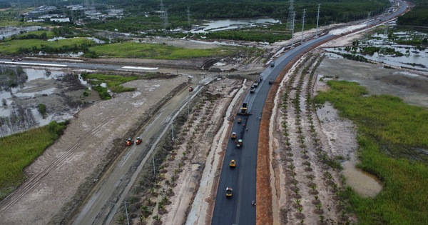 Quel est le montant prévu des frais BOT pour la route d'une valeur de plus de 1 000 milliards reliant le port de Phuoc An ?