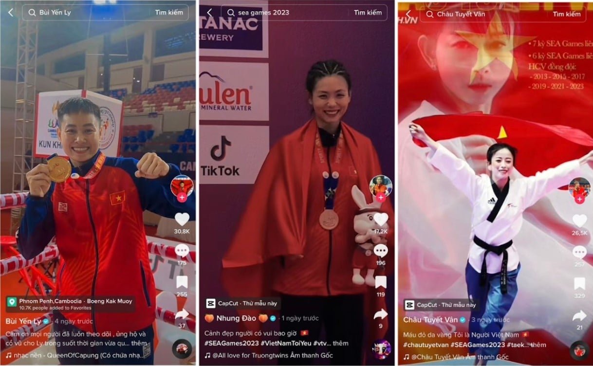 Hashtag SEAGames2023 vượt 16 tỉ lượt xem TikTok - Ảnh 2.