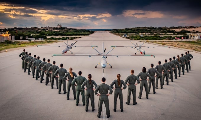 ฝูงบิน UAV ที่ 161 ของกองกำลังป้องกันประเทศอิสราเอล ภาพ: IDF