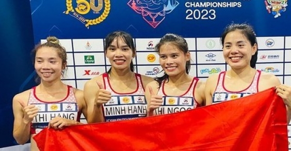 Le Vietnam remporte une médaille d'or historique aux Championnats d'Asie d'athlétisme 2023