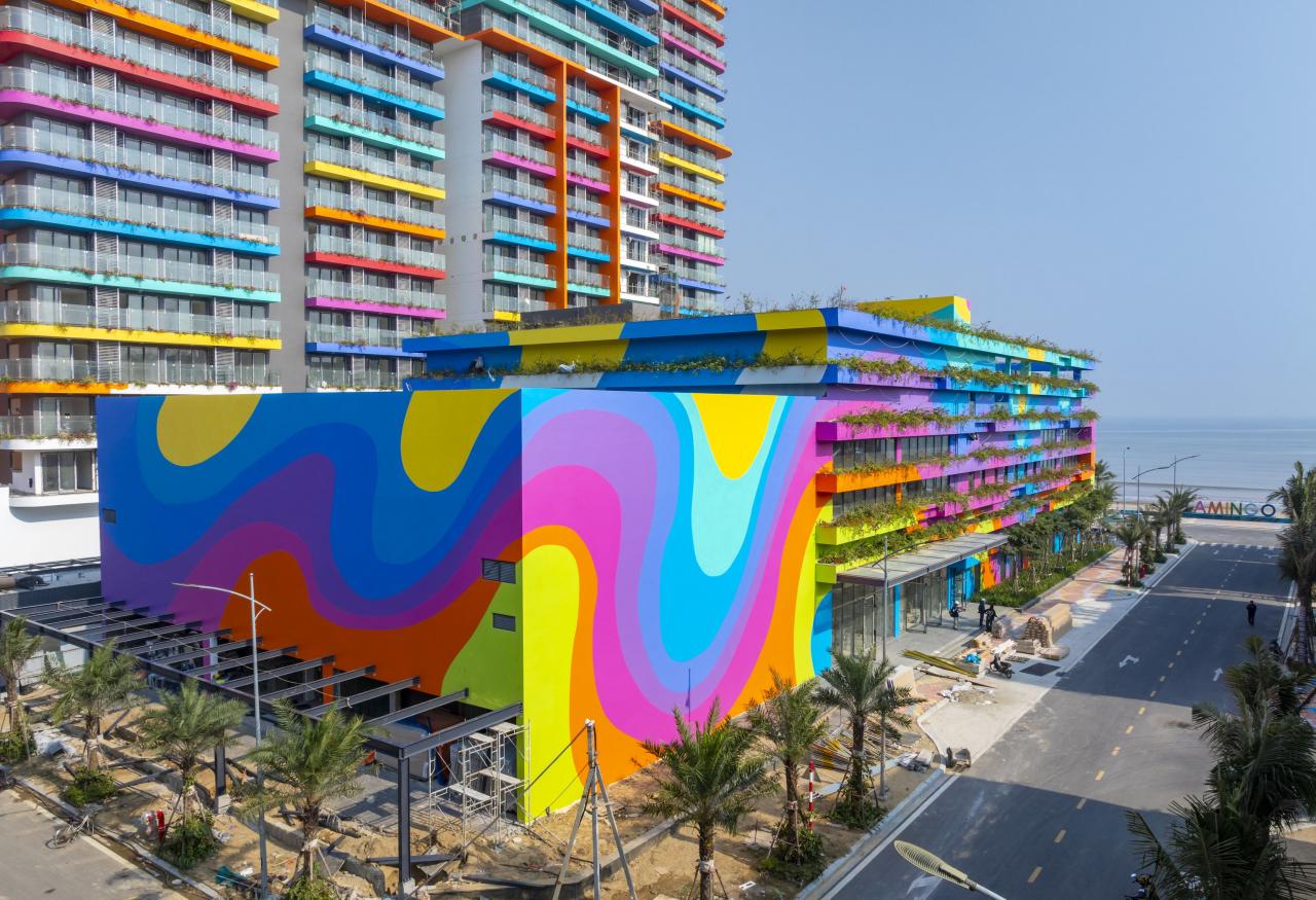 Rainbow city in Thanh Hoa