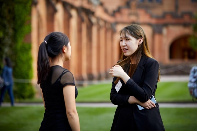 Sinh viên Đại học Sydney, Australia. Ảnh: University of Sydney Fanpage