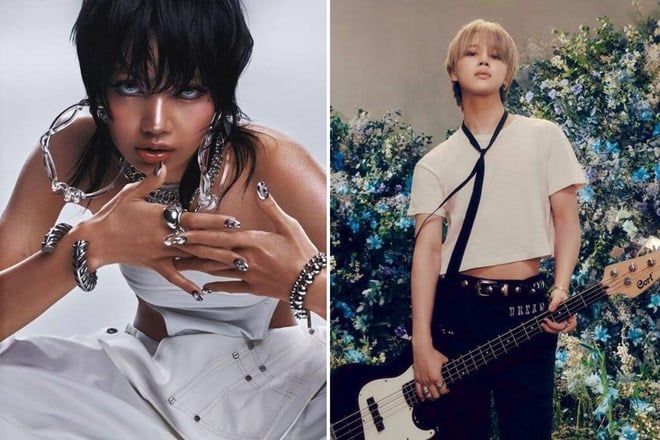 Lisa (Blackpink) y Jimin (BTS) compiten en las listas internacionales