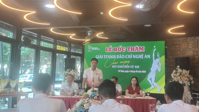 Nghe An Press Tennis Tournament ទាក់ទាញអត្តពលិកជាច្រើនចូលរួម