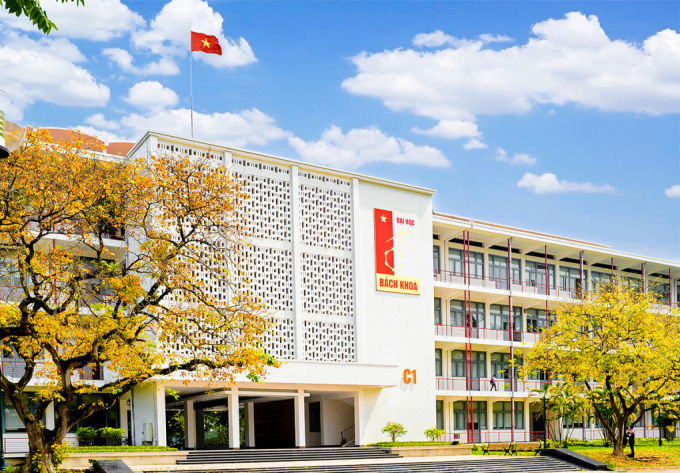 Toà nhà C1, Đại học Bách khoa Hà Nội. Ảnh:HUST
