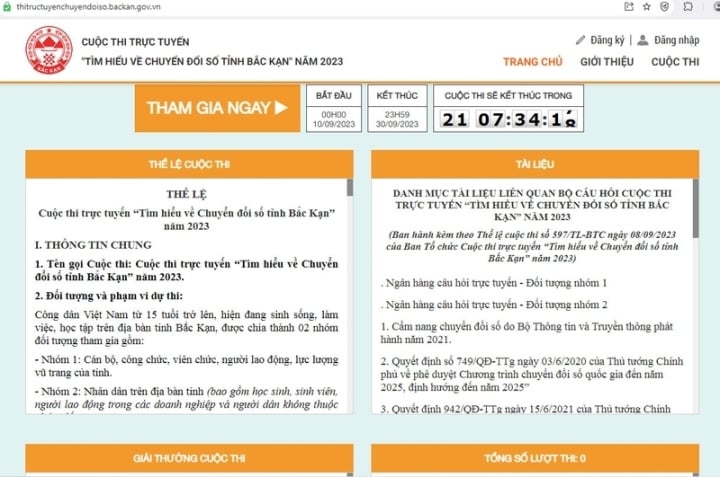 Bắc Kạn tổ chức cuộc thi tìm hiểu về chuyển đổi số - 1
