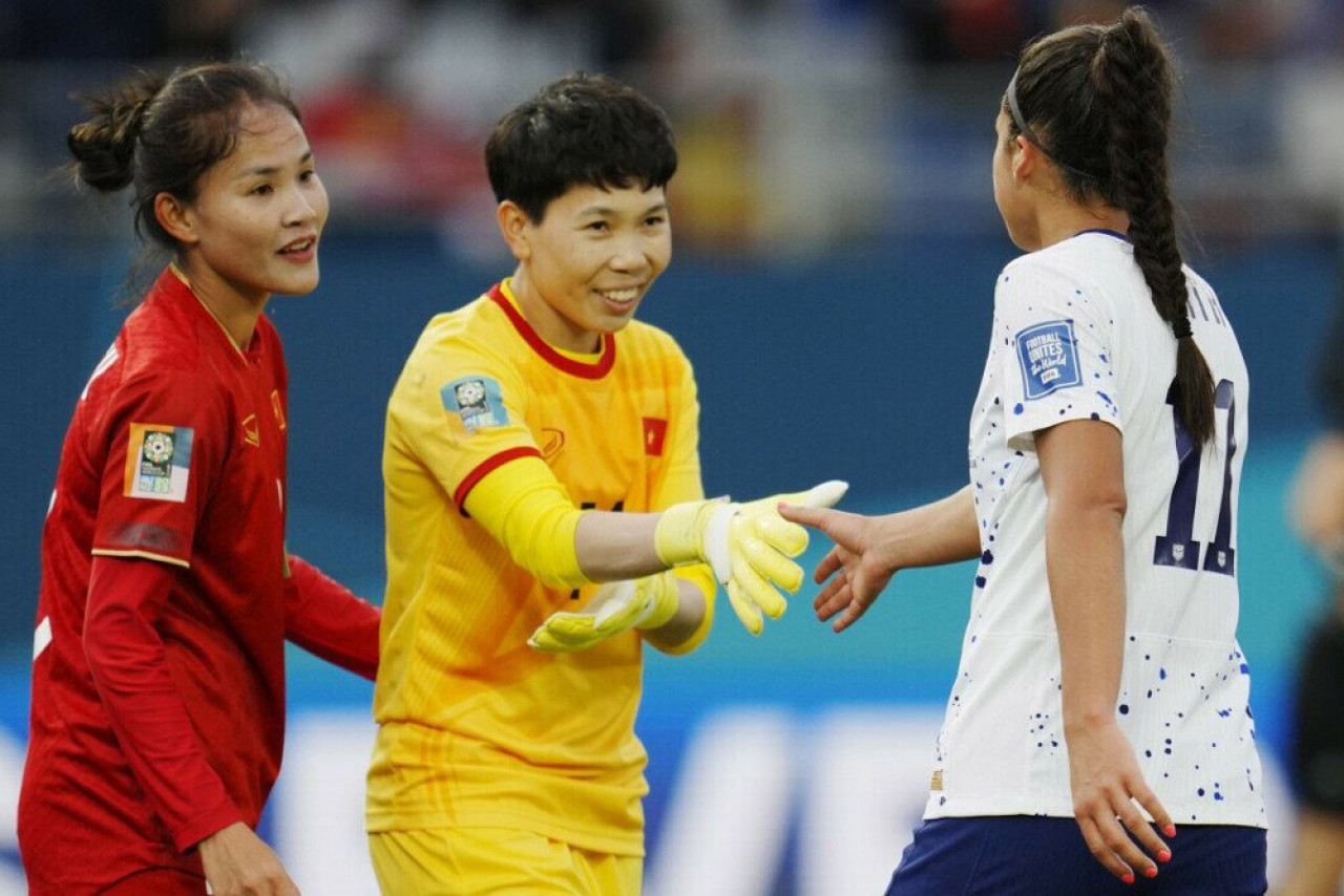 Vietnam women's team ranked second in this statistic after the world cup group stage