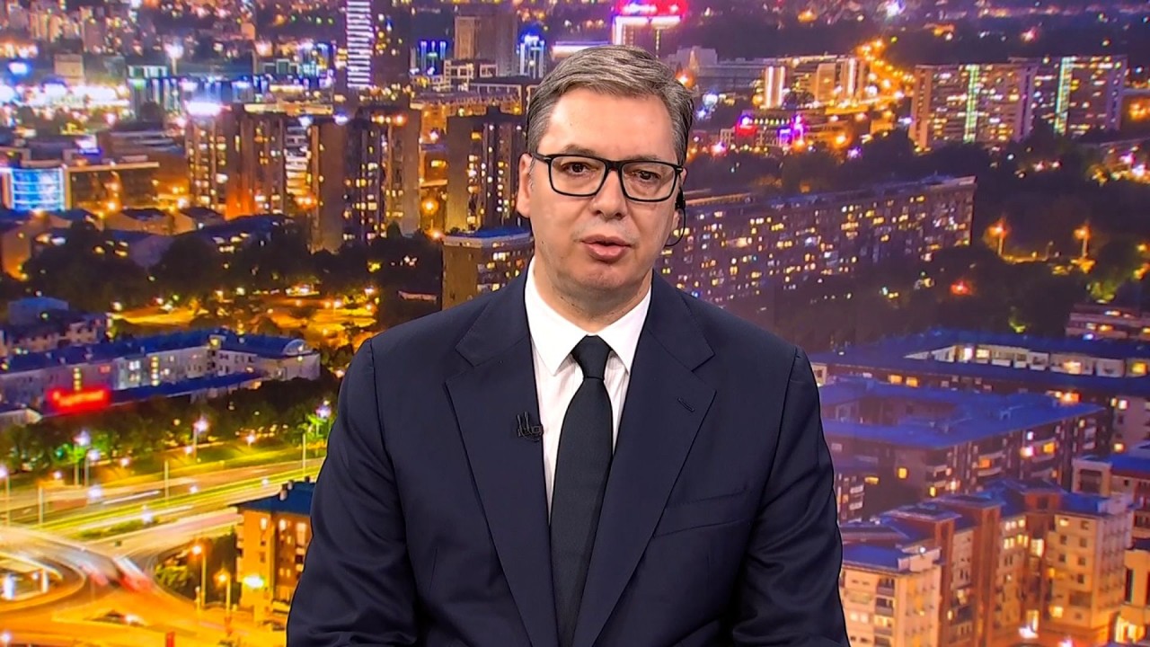 (10.03) Tổng thống Serbia Aleksandar Vucic đánh giá về tình hình ở biên giới với Serbia và Kosovo. (Nguồn: CNN)