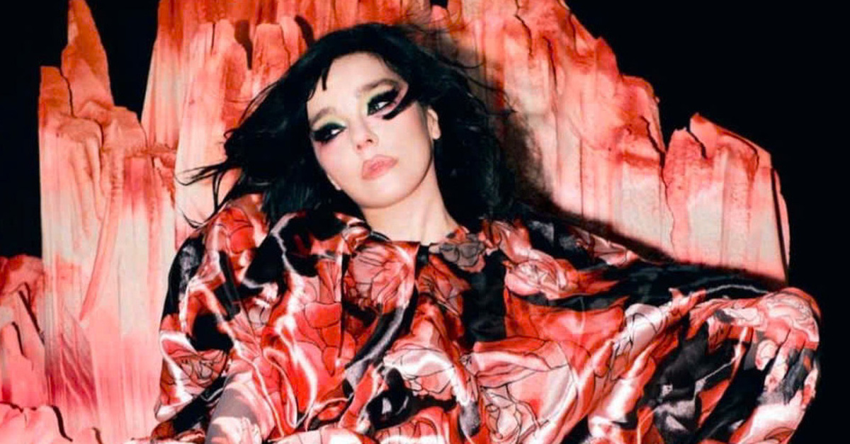 International star Björk wears a dress by Do Manh Cuong