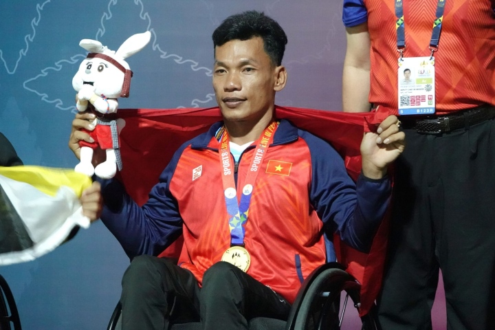 Mit 66 Goldmedaillen belegte das vietnamesische Team bei den ASEAN Para Games den dritten Platz (12:1).