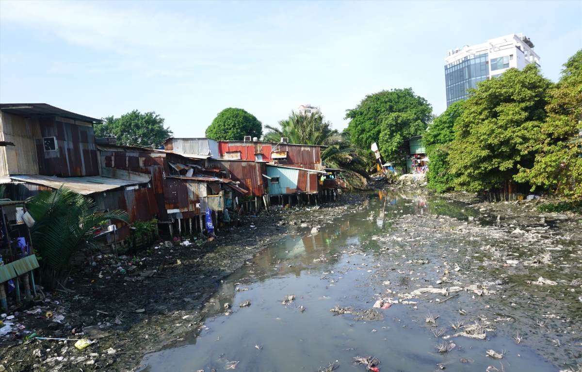 Xuyen Tam Canal is considered the most polluted canal in Ho Chi Minh City. Photo: Minh Quan