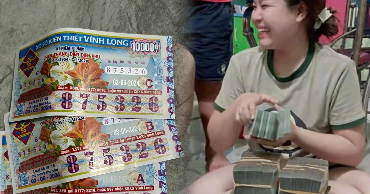 Milk tea seller wins 6 billion VND jackpot: "My suffering is over, mom!"