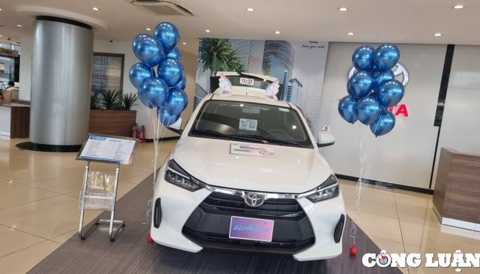 Toyota Wigo 2023 đã có mặt tại showroom Toyota ở Việt Nam