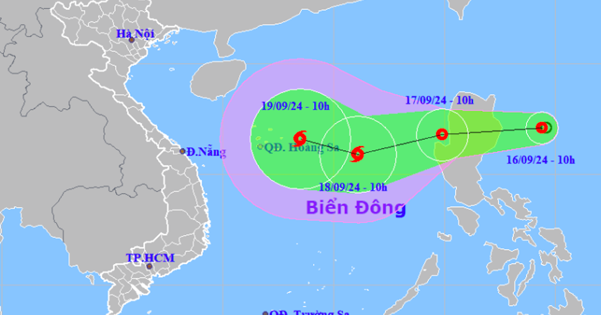 Áp thấp nhiệt đới sắp vào Biển Đông có khả năng mạnh lên thành bão