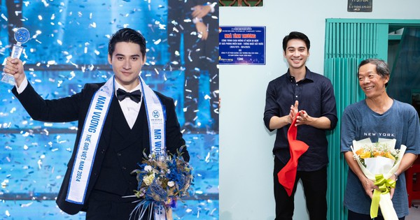 Se pospone el concurso Mr World 2024, Pham Tuan Ngoc aún suma puntos gracias a sus hermosas acciones